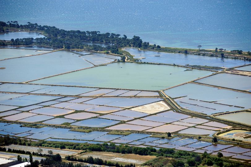 Vue sur les Salins d'Hyères